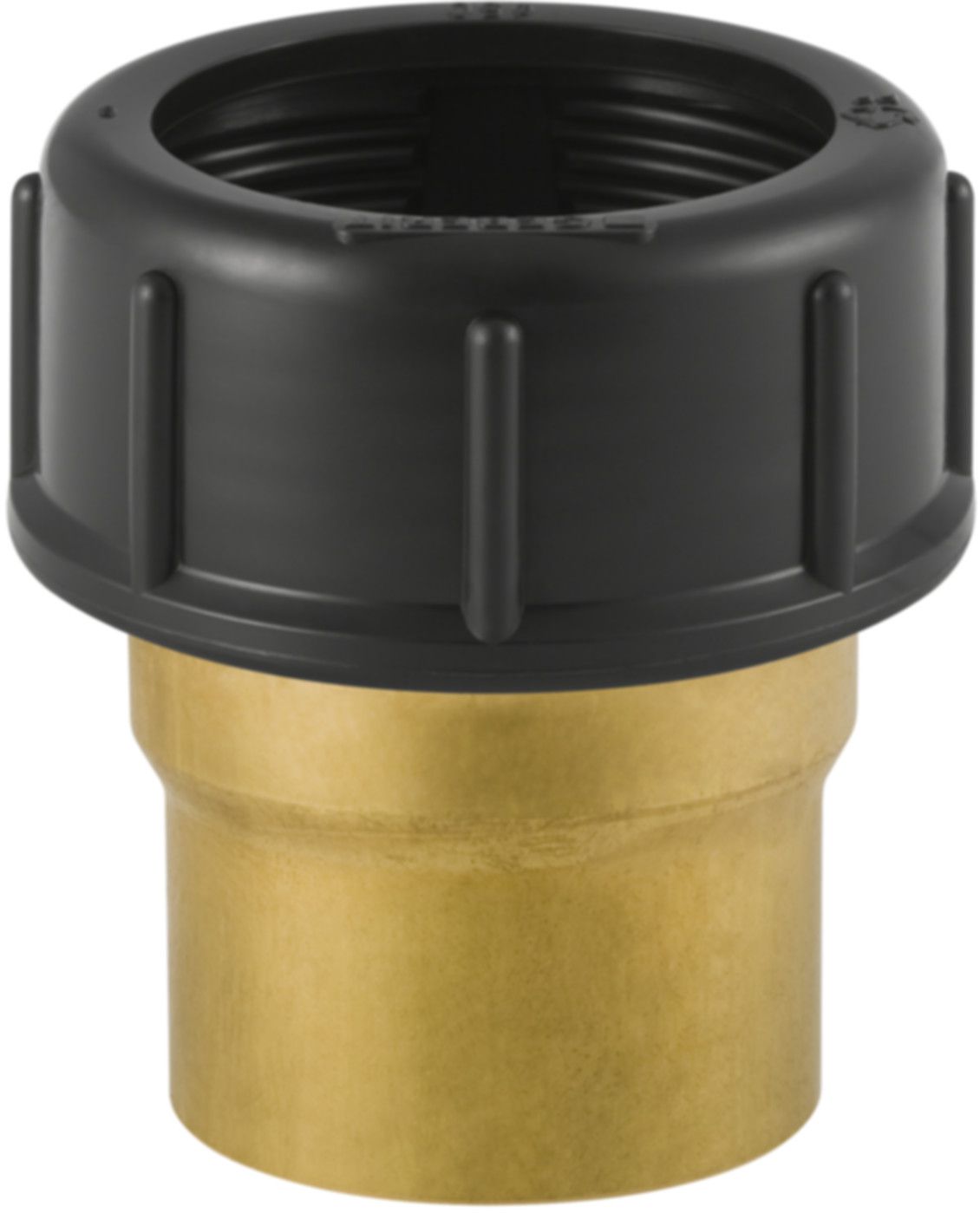 Stutzen mit Verschraubung zum Einlöten d 56mm - 54mm 359.330.00.1 - Geberit-PE-Formstücke