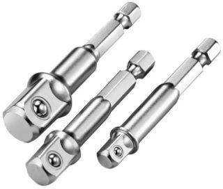 Technocraft Bits-Adapter f. Stecknüsse 1/4"x3/8" x 65mm - Steck- und Drehmomentschlüssel