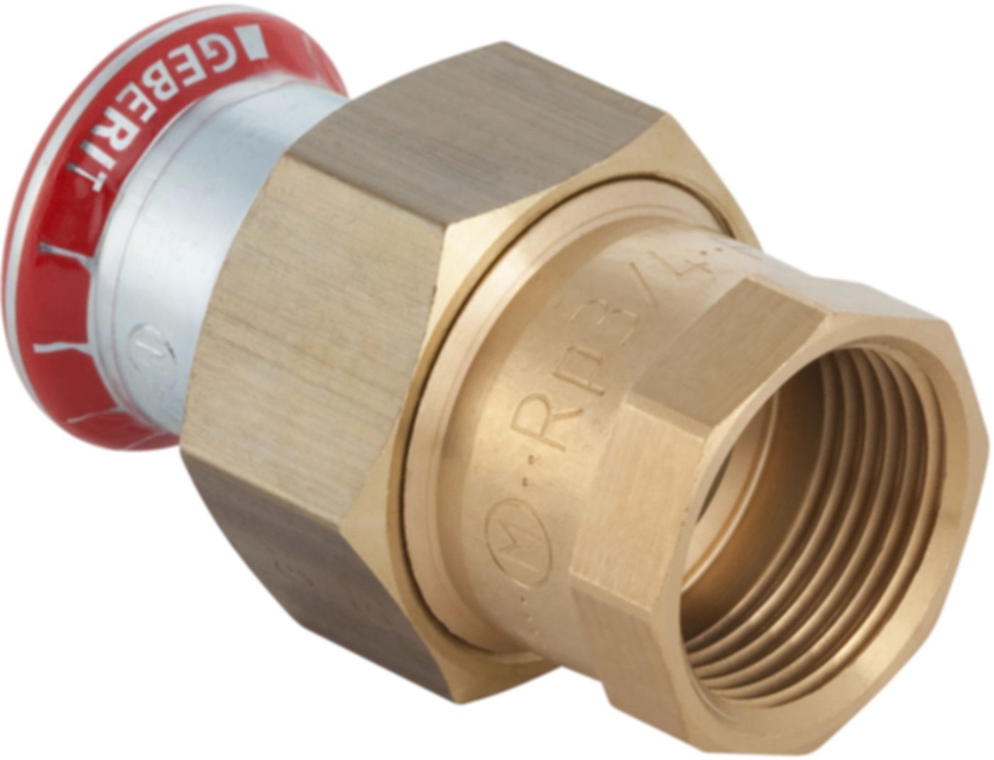 Übergang lösbar mit IG 22mm- 1" 25305 Überwurfmutter Messing - Mapress-Heizungs-Formstücke