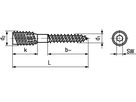 Toproc® mit I-6kt St vzb BN948 ø6/10x150SW4/4005 - Bossard Schrauben
