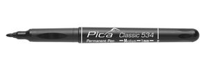Pica Permanent Pen Classic 534 schwarz, 1,0mm, Mediumspitze M - Auszeichnen