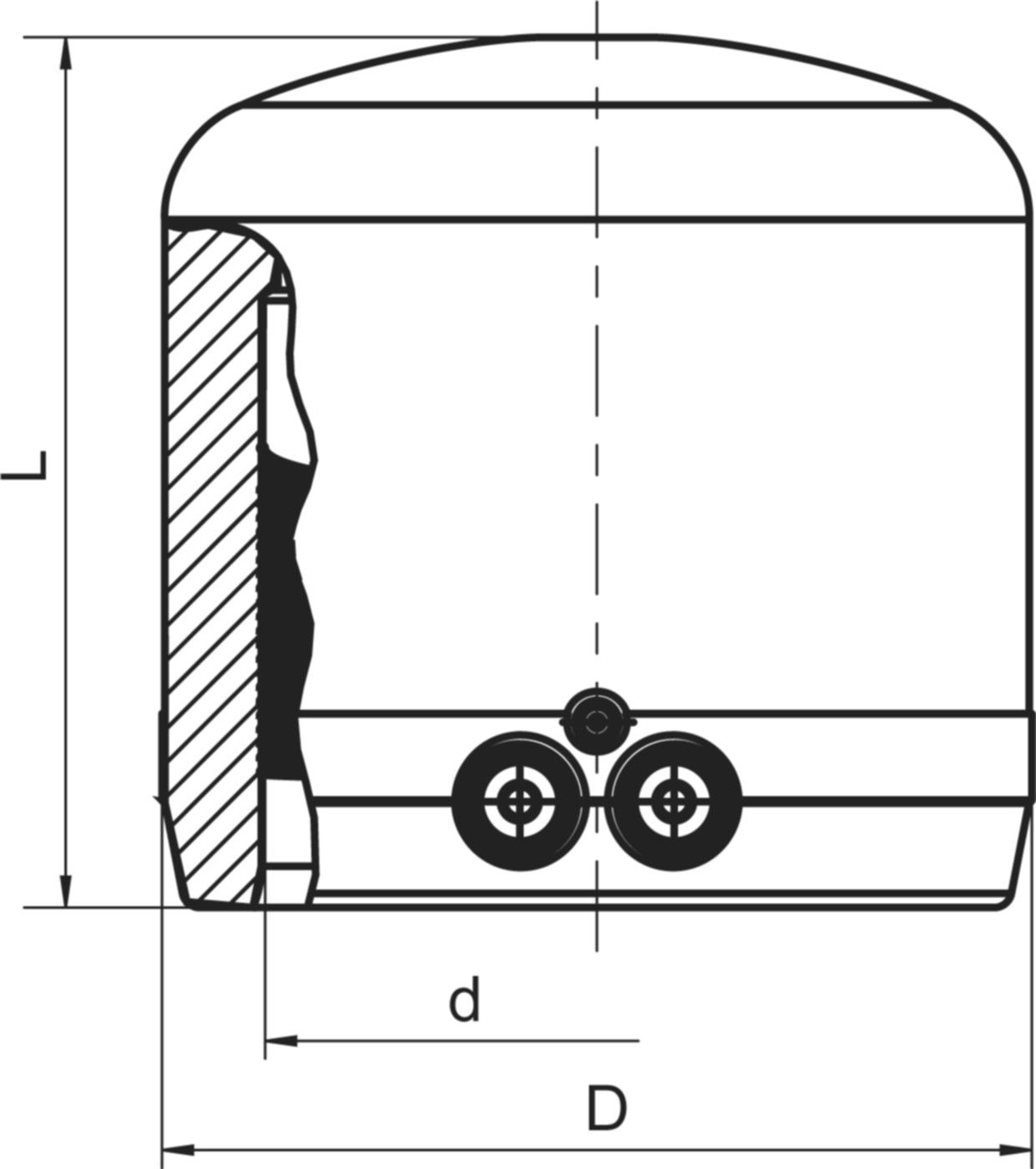Kappe für Sperrblasenarmaturen SPAK d 75mm 612 311 (Karton à 20 Stk.) - Frialen Elektroschweissfittinge