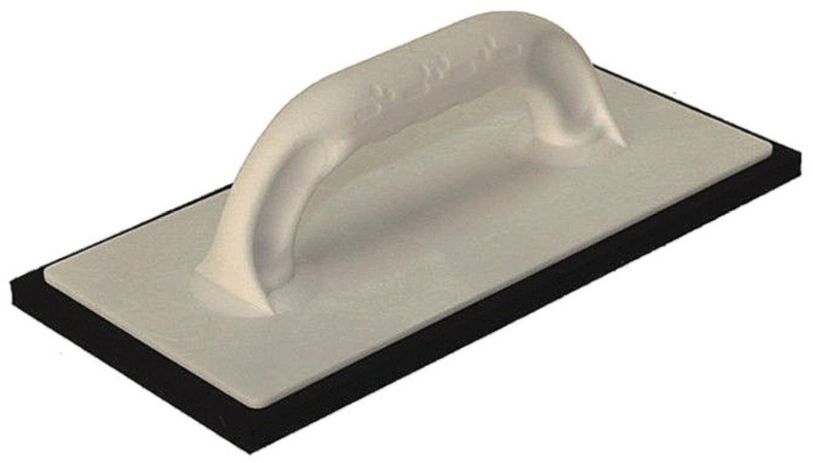 Reibscheibe, mit Moosgummi L= 280mm, B= 140mm, mit Kunststoffgriff - Bauwerkzeuge