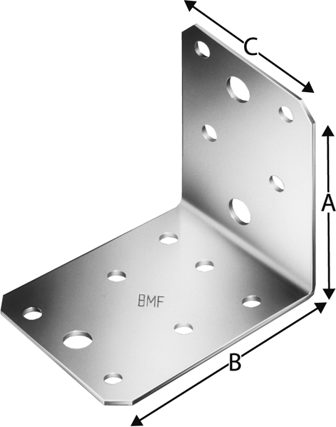SIMPSON Winkelverbinder AB90 88x88x65x2.5mm, verzinkt - Holzverbinder