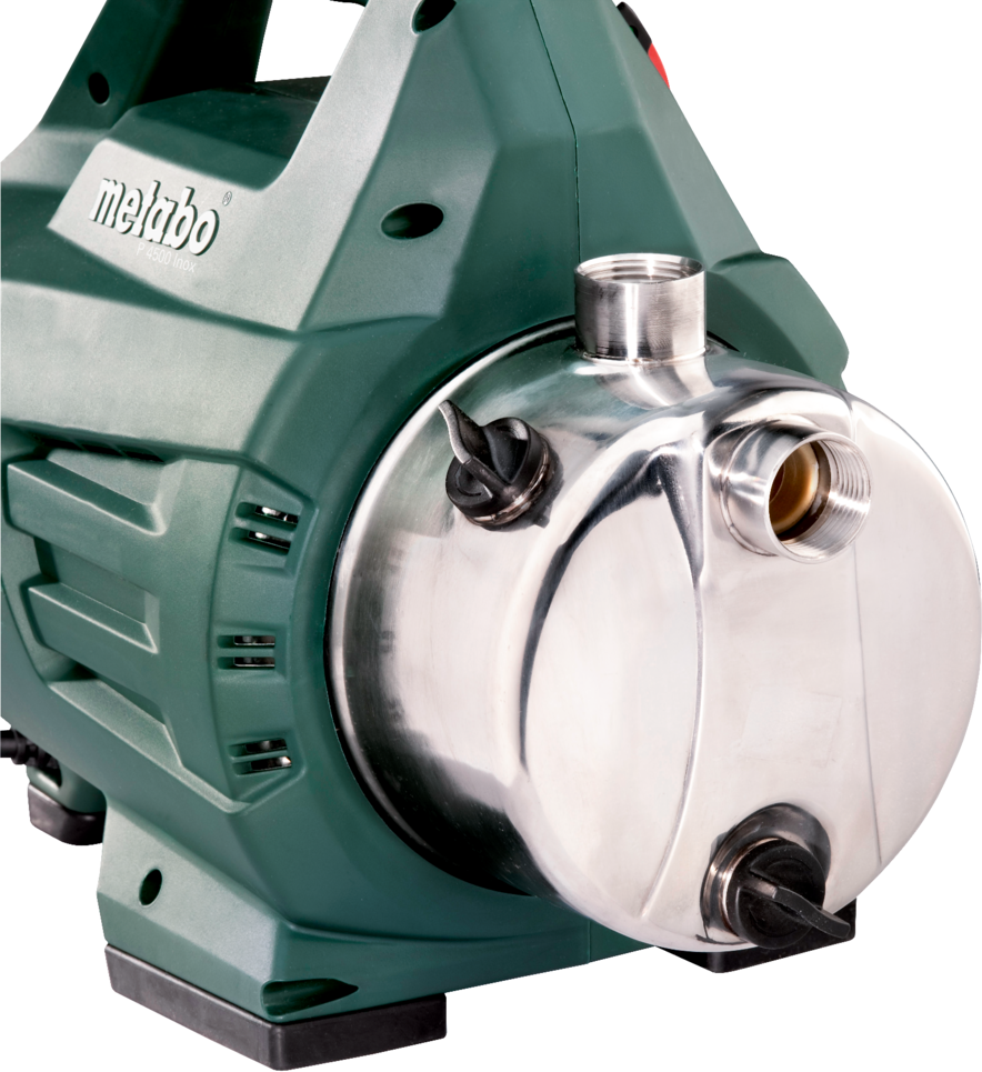 Gartenpumpe, P 4500 INOX 4'500l/h, Förderhöhe 48m, Ansaughöhe 8m,  1300W - Wasser