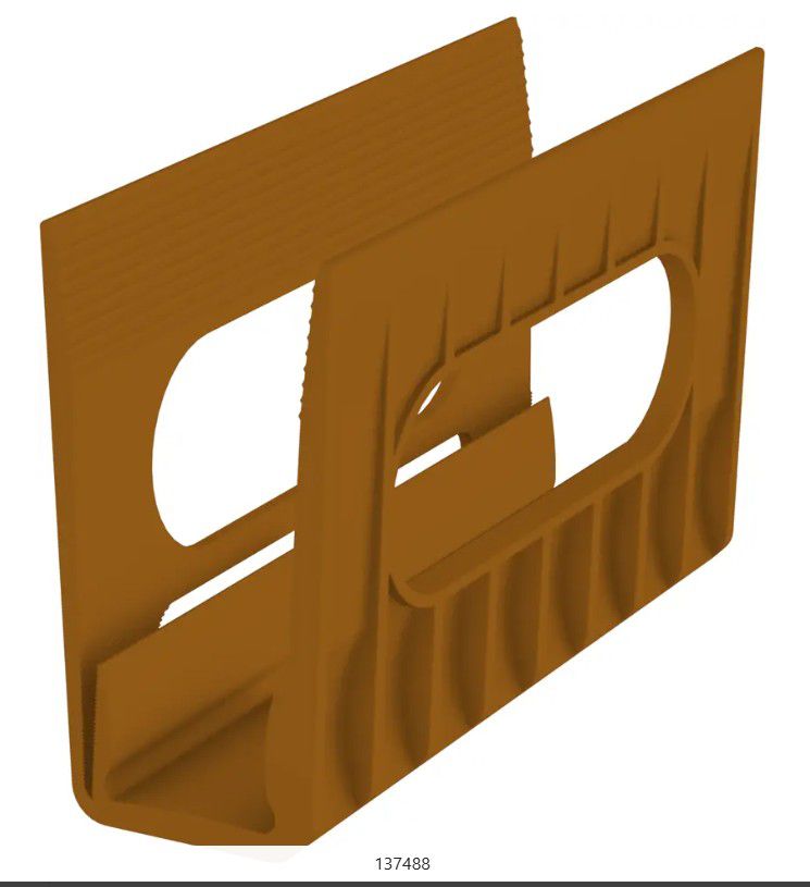 Einsatzprofil aus PP L= 150 mm , Glas 21mm - INOXTECH-Handlauf-/Geländer-System