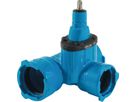 Combi-T mit Steckmuffen, Baio 4370 DN 200/100 - Hawle Armaturen