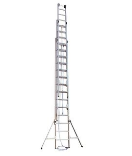 HB Alu Seilzugleiter mit Wegrutsch- u. Kippsicherung