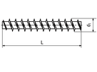 Gewindestangen SPAX® St vzb BN21238 Ø16 x 3000 - Bossard Schrauben