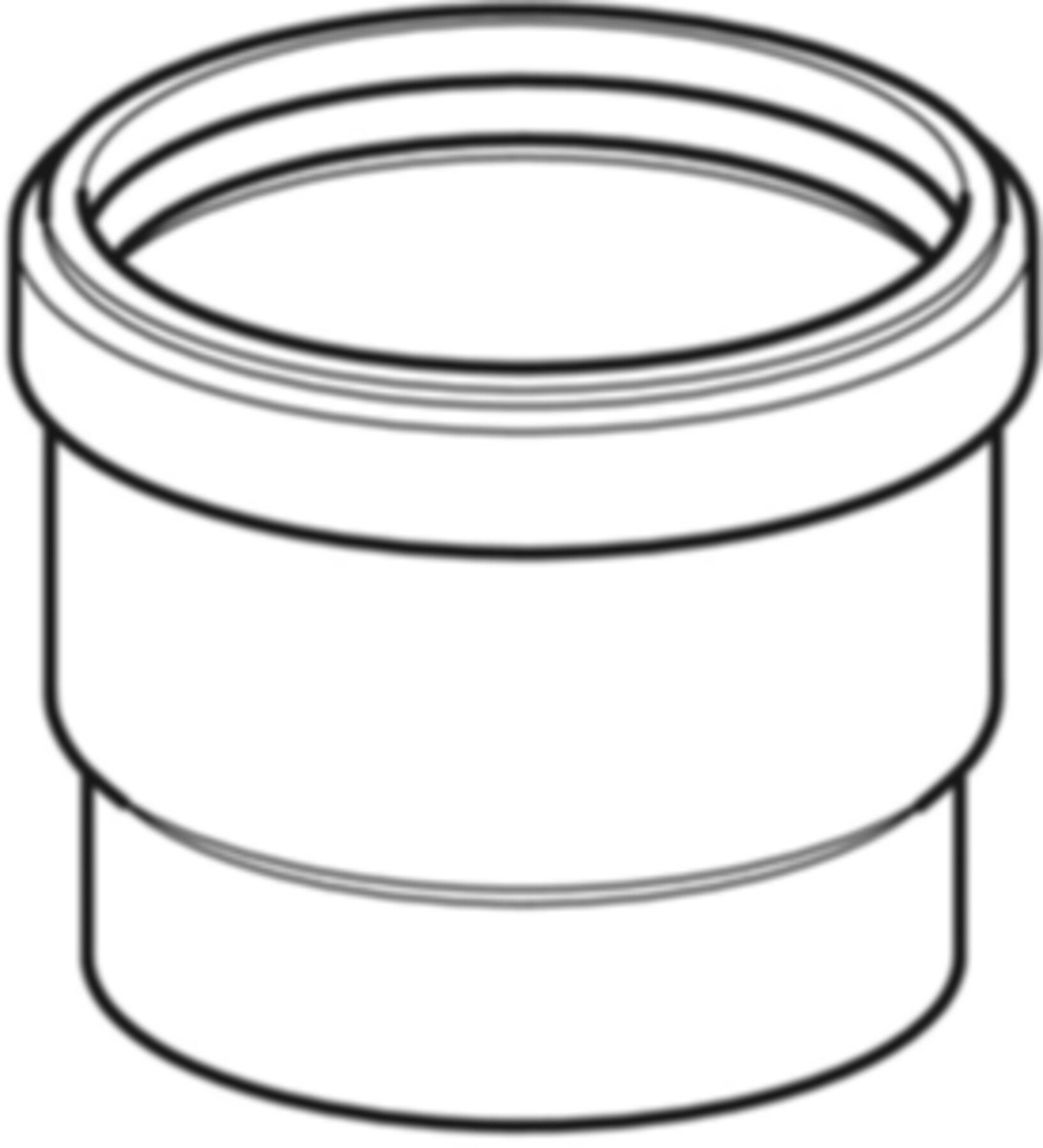 Steckmuffe 32mm 379.768.16.3 - Geberit-PE-Formstücke