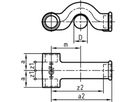 Überspring-T 87 V 1/2"-1/2" 770 087 204 - GF verz. Tempergussfittings