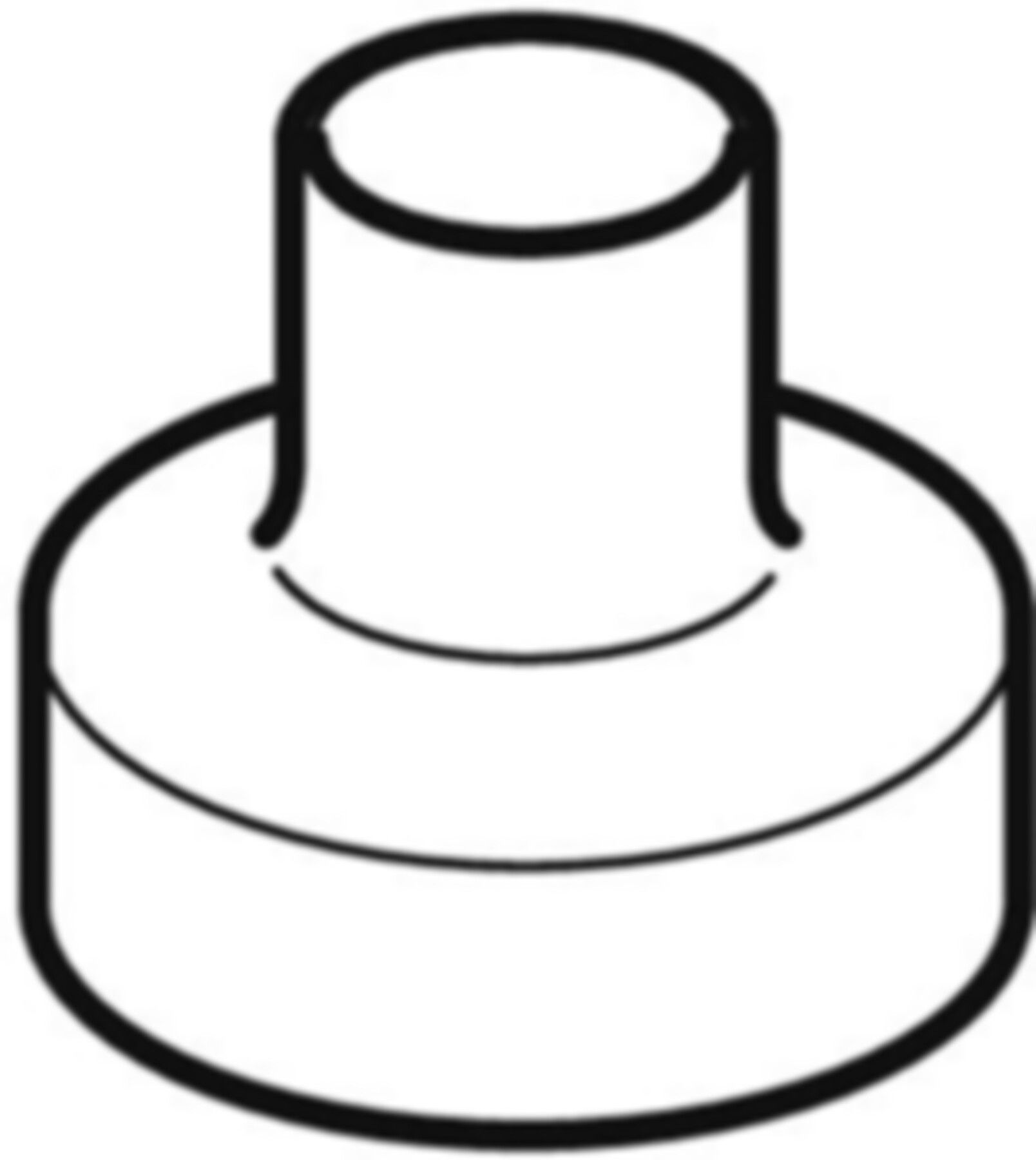 Reduktion zentrisch 367.580.16.1 d 110/ 90mm - Geberit-PE-Formstücke