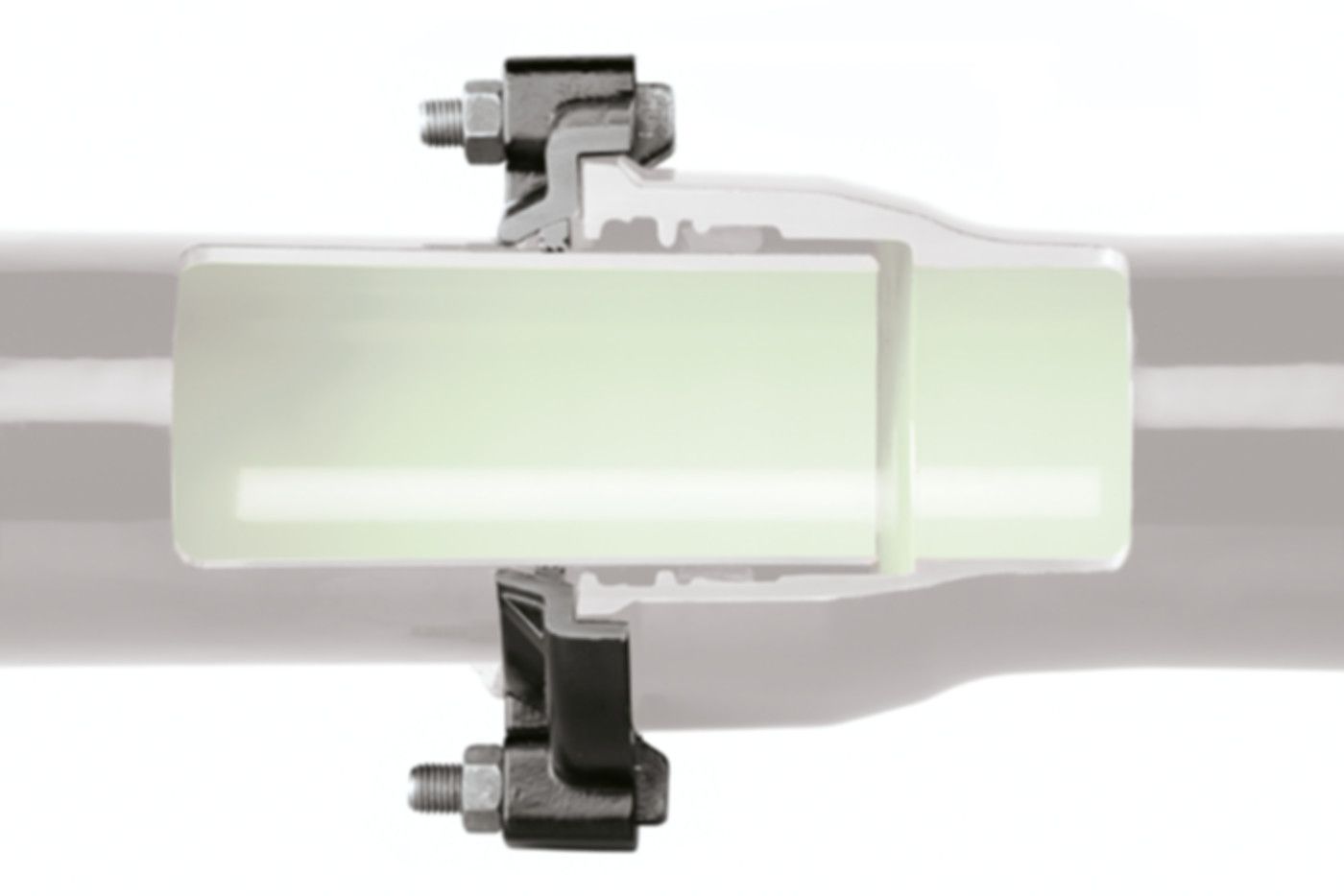 Schubsicherung Fig. 2806 (aussenliegend) DN 250 PN 16 - Von Roll Schubsicherung für STM
