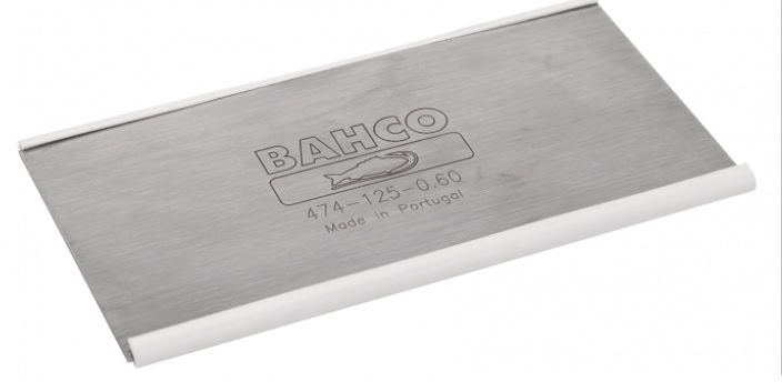BAHCO Ziehklinge, aus Chromnickelstahl Breite = 80 mm, Länge = 125 mm - Malerwerkzeuge