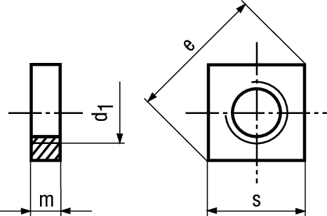 4-kt Mu Stahl vzb BN145 DIN562 M6 - Bossard Schrauben