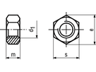 6-kt Mu ~0,8d Links St 8 vzb BN139 DIN934 M10L - Bossard Schrauben