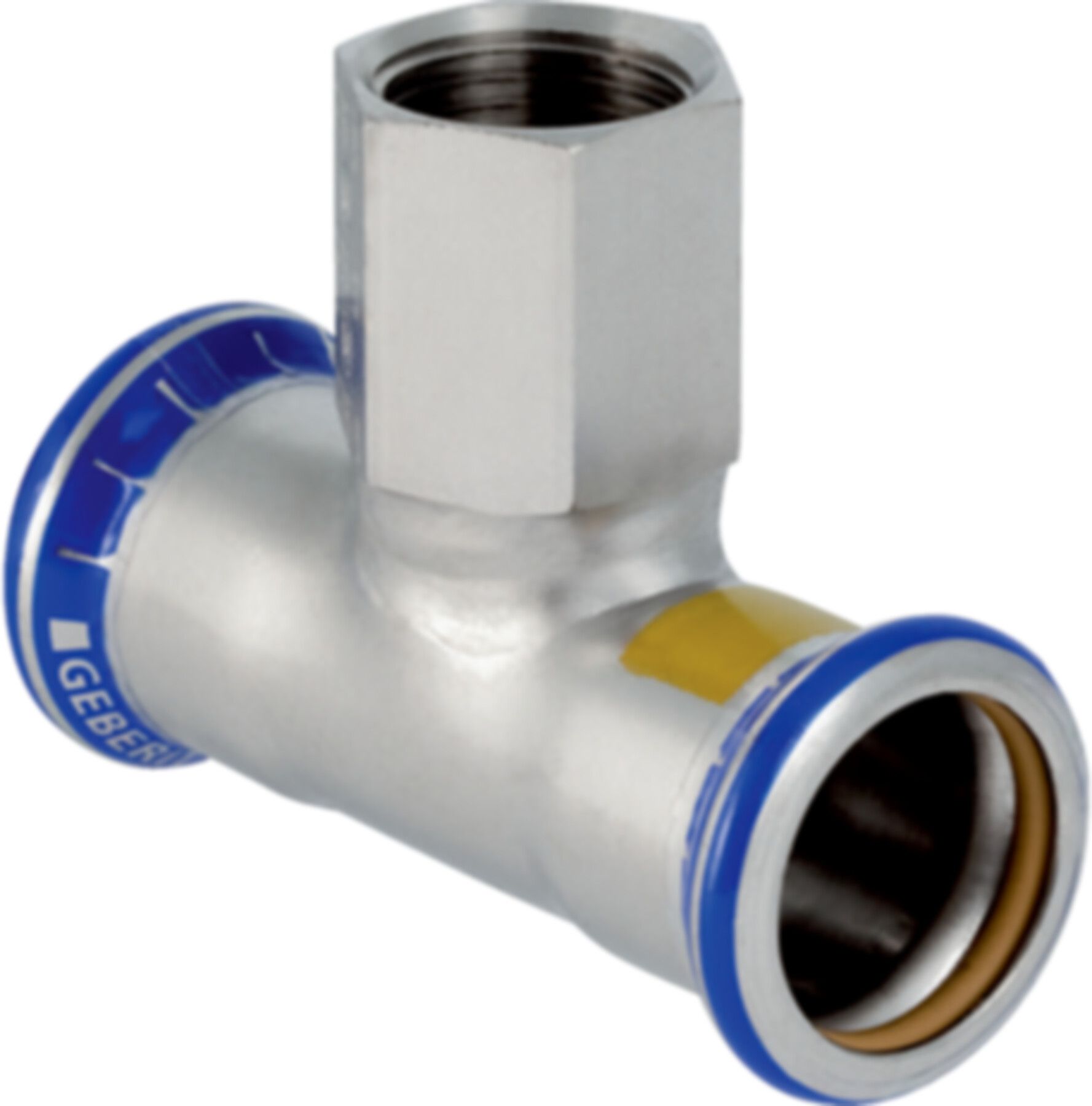 T-Stück m/IG 15mm-1/2"-15mm 34052 - Mapress-Gas-Formstücke