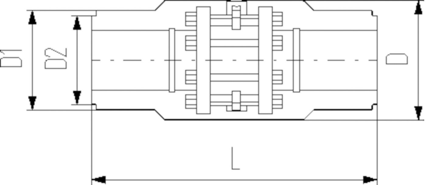 COOL-FIT Absperrklappen Typ 567 140mm beidseitig Stutzenfitting 138 567 316 - GF COOL-FIT 2.0
