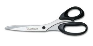 VICTORINOX Mehrzweckschere, schwarz L= 21 cm, für Rechtshänder - Heften, Schneiden