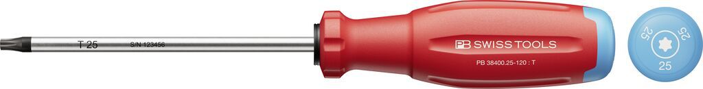 PB Schraubenzieher, SwissGrip Evo, TORX PB 38400 , T25 , L=120mm - Schraubenzieher