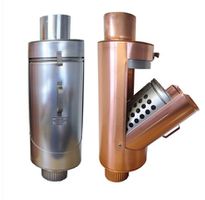 Kupfer Laubfänger m. V2A-Laubkorb XXL CL100W5 , Ø100mm - Spenglerwerkzeuge