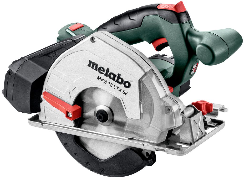 Akku-Metall-Handkreissäge MKS 18 LTX 58 18V, Ø 165mm, bis 58mm, solo in metaBox - Metabo Elektrowerkzeuge