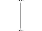 Montageplatte 16 x 111 x 3,2cm 461.138.00.1 nicht brennbar - Geberit-GIS
