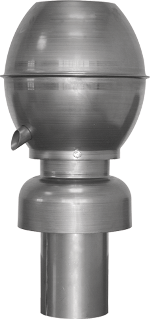 Zink Typ AMT 80 mm Standrohr 250 mm - Antares Entlüfter