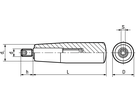 Drehbare Griffe Elesa® I.301+x BN14274 23302I.301/65+x-M10 - Bossard Schrauben