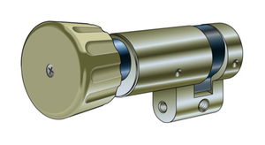 KABA Drehknopf-Halbzylinder Typ M1514D 37.5/48.5mm, ohne Schlüssel - Kaba 8, Lagerprodukt