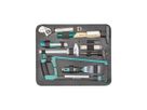 TECHNOCRAFT PP-Werkzeugkoffer "PRO TROLLEY" IP65 213 tlg. , fahrbar , Wasserdicht - Werkzeugkoffer,Sortimentskoffer,Behälter