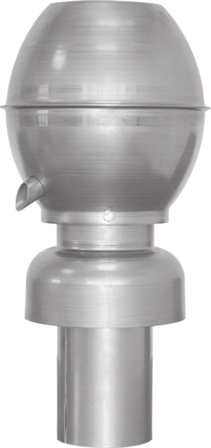 Aluman Typ AMT 125 mm Standrohr 250 mm - Antares Entlüfter