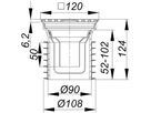 Bodenablauf Pronto mit Edelstahl-Rost begehbar 300 Kg DN 100 CNS 3-700063 - SCHACO Entwässerungstechnik