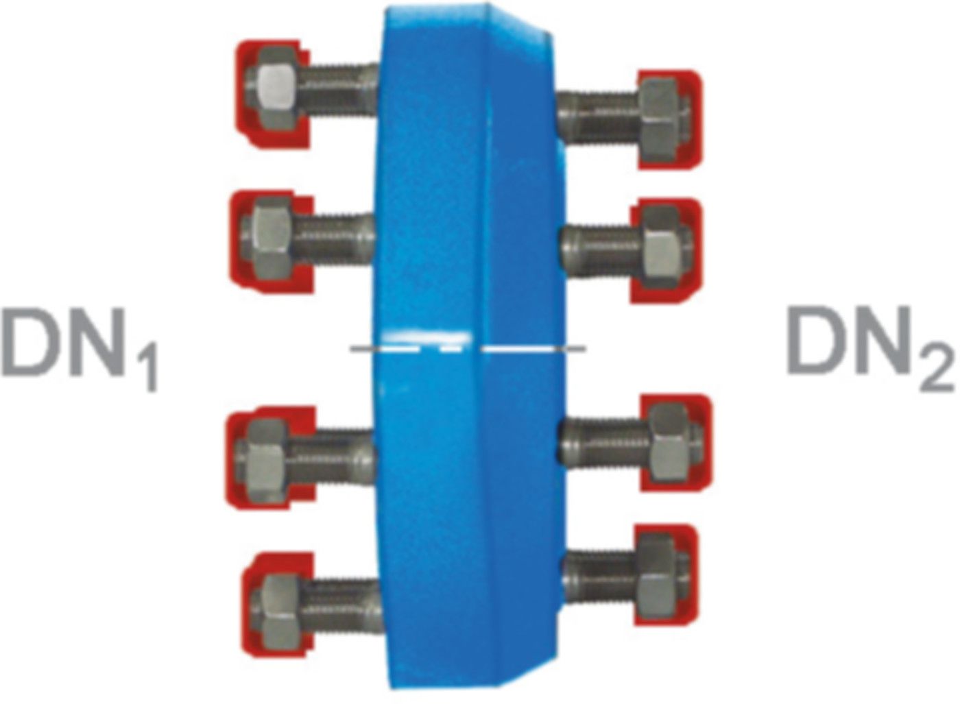 Reduzierflansch beidseitig Fig. 2085 DN 125/80 PN 10/16 - Von Roll Flanschenformstücke