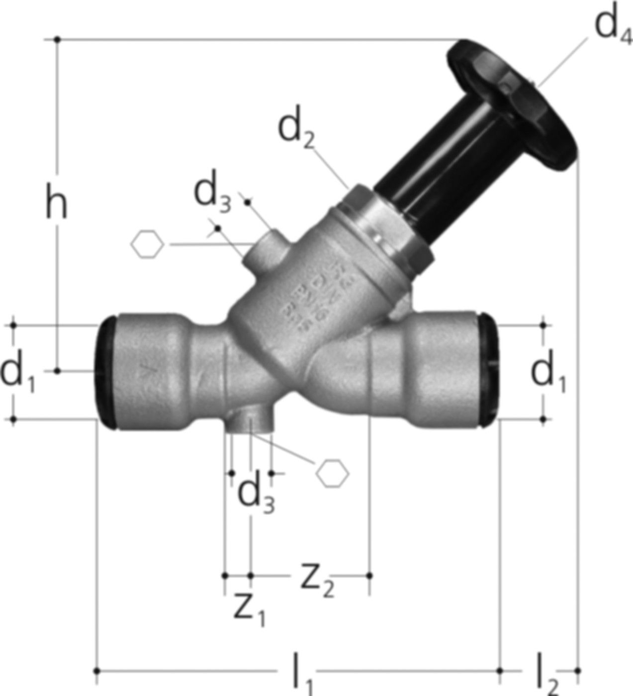 sudoFIT Schrägsitzventil d 18 mm 5225.18 - Nyffenegger Armaturen