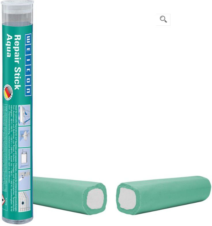 WEICON Repair-Stick, Aqua, weiss 115g, -35°C bis +120°C - Dichten