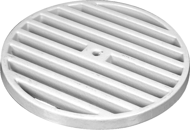 Laubroste, flach Guss 200 mm 467 beschichtet - Kunststoff Spenglerei-Artikel