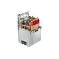 TECHNOCRAFT L-BOXX Werkzeugkiste WOODY BOXX 81 tlg. , Basic Schreiner Werkzeug - Schlüsselwerkzeuge