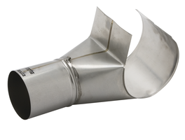 Schrägstutzen 250/ 75 mm 170 - Cr-Ni Spenglereihalbfabrikate