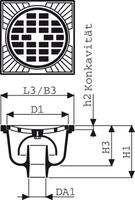 Fig. 1603 003 00 1to - Bodenabläufe von Roll