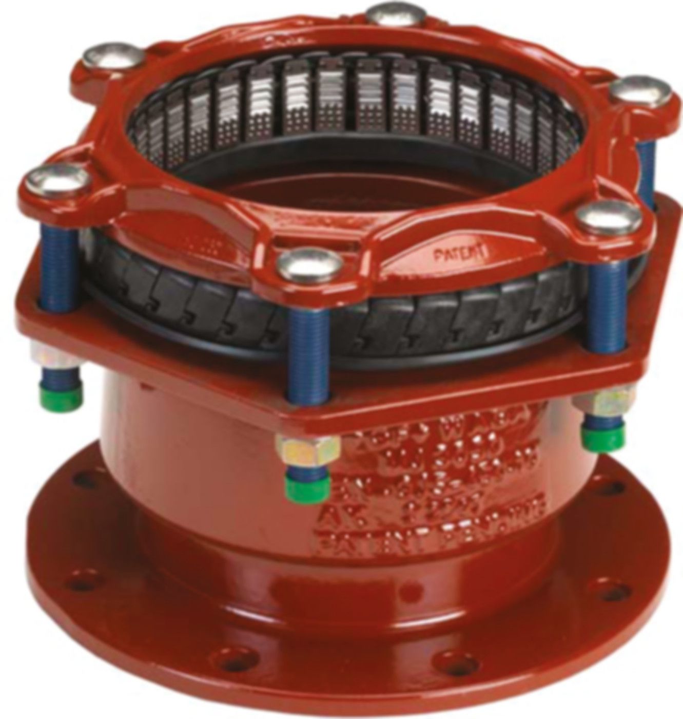 E-Stück, zugfest Typ 3057 DN 200 PN 10/16 Spannbereich 192-232mm 709 355 224 - GF Waga-Multi/Joint