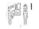 Akku-Kombihammer KH 18 LTX BL 28 Q 18V, 3.0 J , 2x 5,5 Ah , solo in metaBOX - Metabo Elektrowerkzeuge