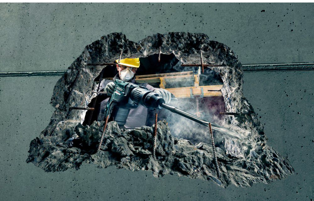 Kombihammer SDS-max, KHEV 8-45 BL 1500W, bis Ø 45mm, 12.2 J - Metabo Elektrowerkzeuge