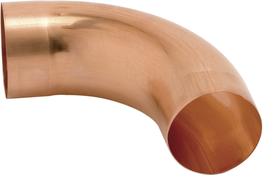 Ablaufrohrbogen gef. 85° 50 mm 211 - Kupfer Spenglereihalbfabrikate
