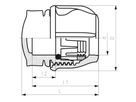Endkappe d 63mm 158 400 084 - GF iJoint-Klemmverbinder