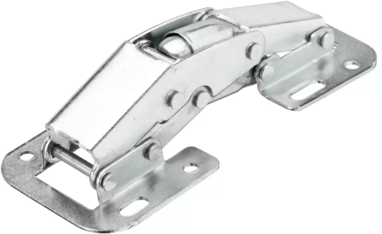Hettich Federscharnier vernickelt zum Aufschrauben - Diverse Möbelbeschläge und Zubehör