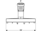 Reinigungszubehör 154.343.00.1 für CleanLine Duschrinnen - Geberit-Sifon + Apparateanschlüsse