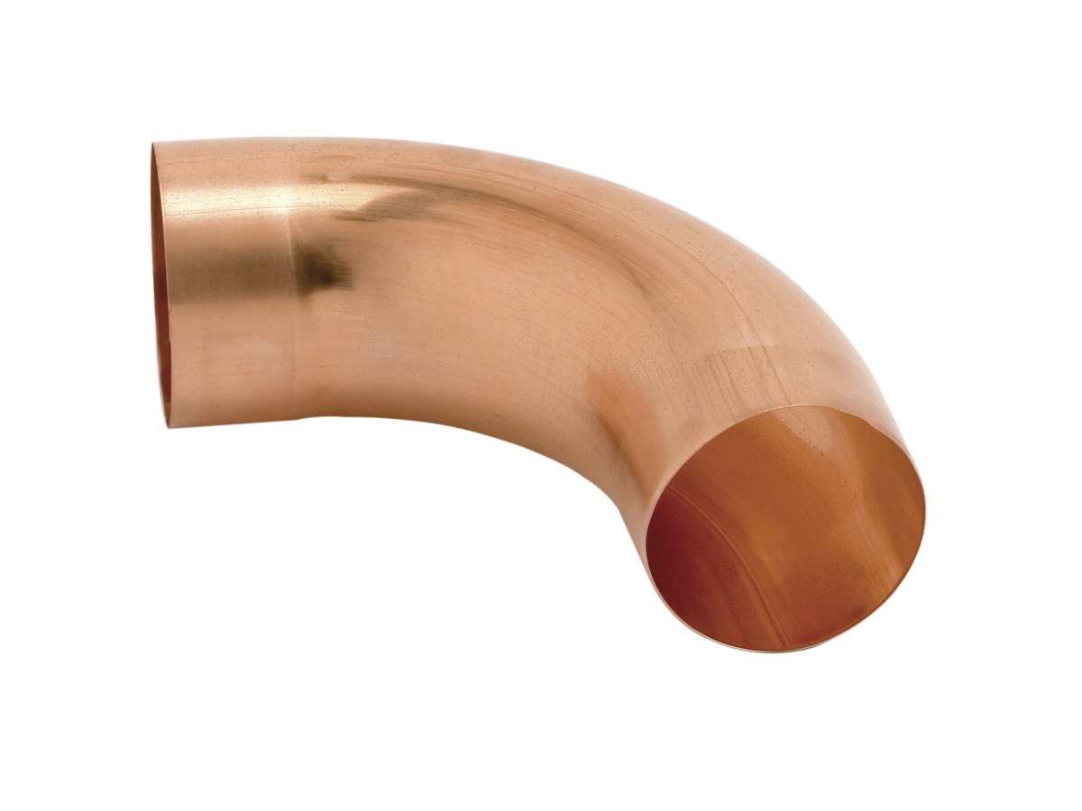 Ablaufrohrbogen gezogen 85° 120 mm 214 