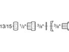 Anschlussstück f. Boiler-Überlaufleitung 152.924.00.1 - Geberit-Sifon + Apparateanschlüsse