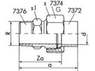 Löt-Verschraubung 7331 15- 1/2" 767 331 023 - GF Lötfittings